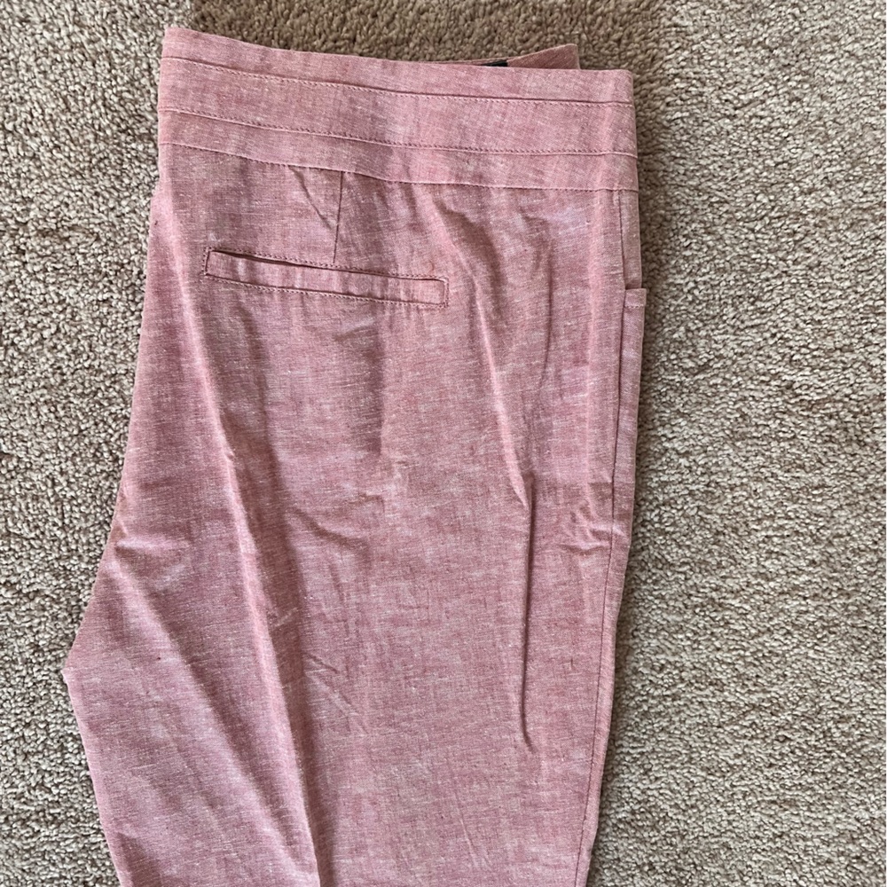 New York & Company Linen Blend Ankle Pants - Picture 3 of 6